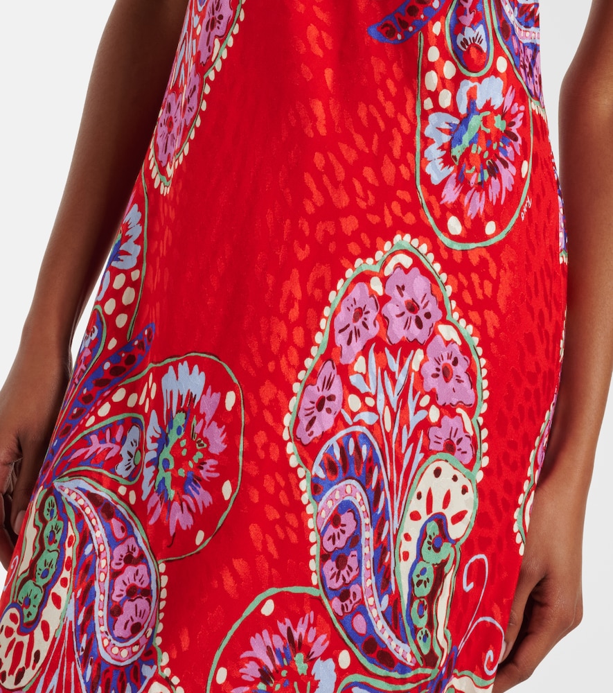 Maura Printed Halterneck Maxi Dress