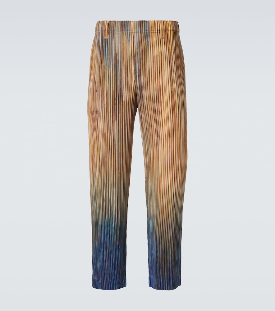 Homme Plisse Issey Miyake Homme Plissé Issey Miyake Paint Brush Close-Up pleated straight pants