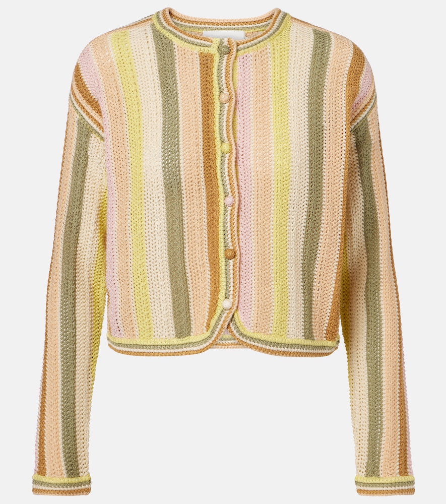 Cardigan Indra in cotone a righe
