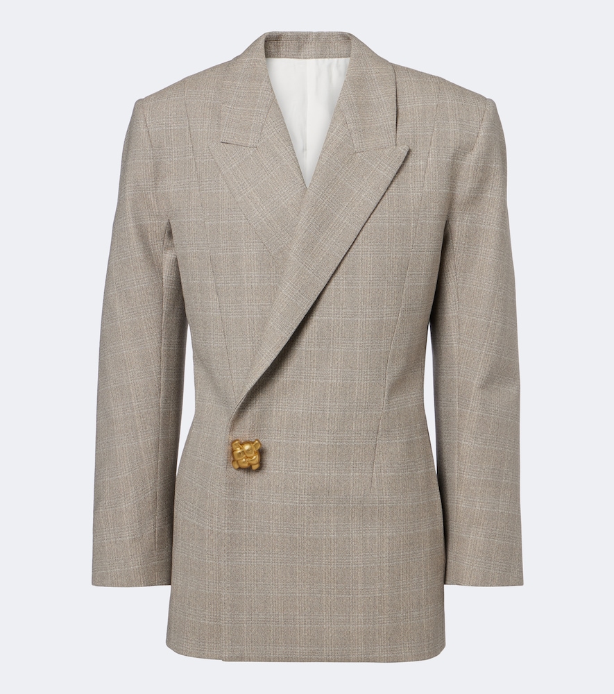 Zweireihiger Blazer aus Wolle