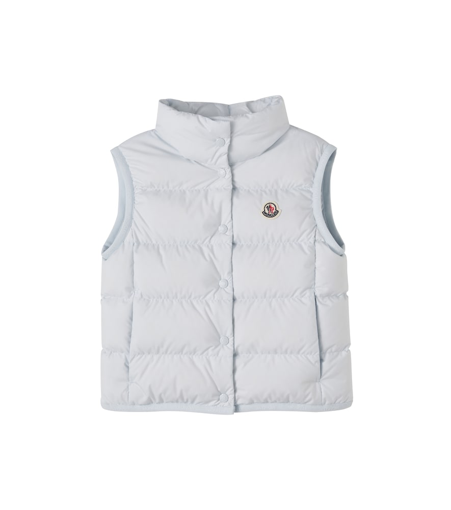 Moncler Enfant Blue Badia Down Vest Y Size 8 - Mytheresa