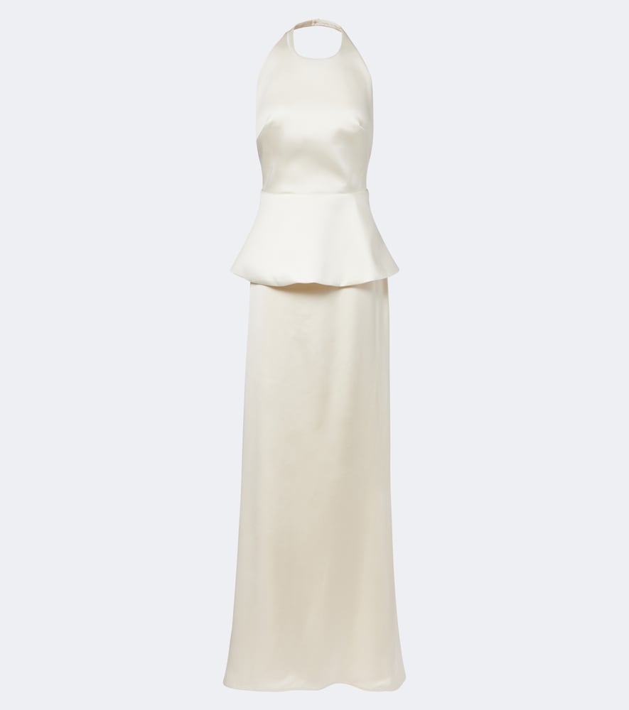 Róhe Sposa – Abito lungo in satin con baschina