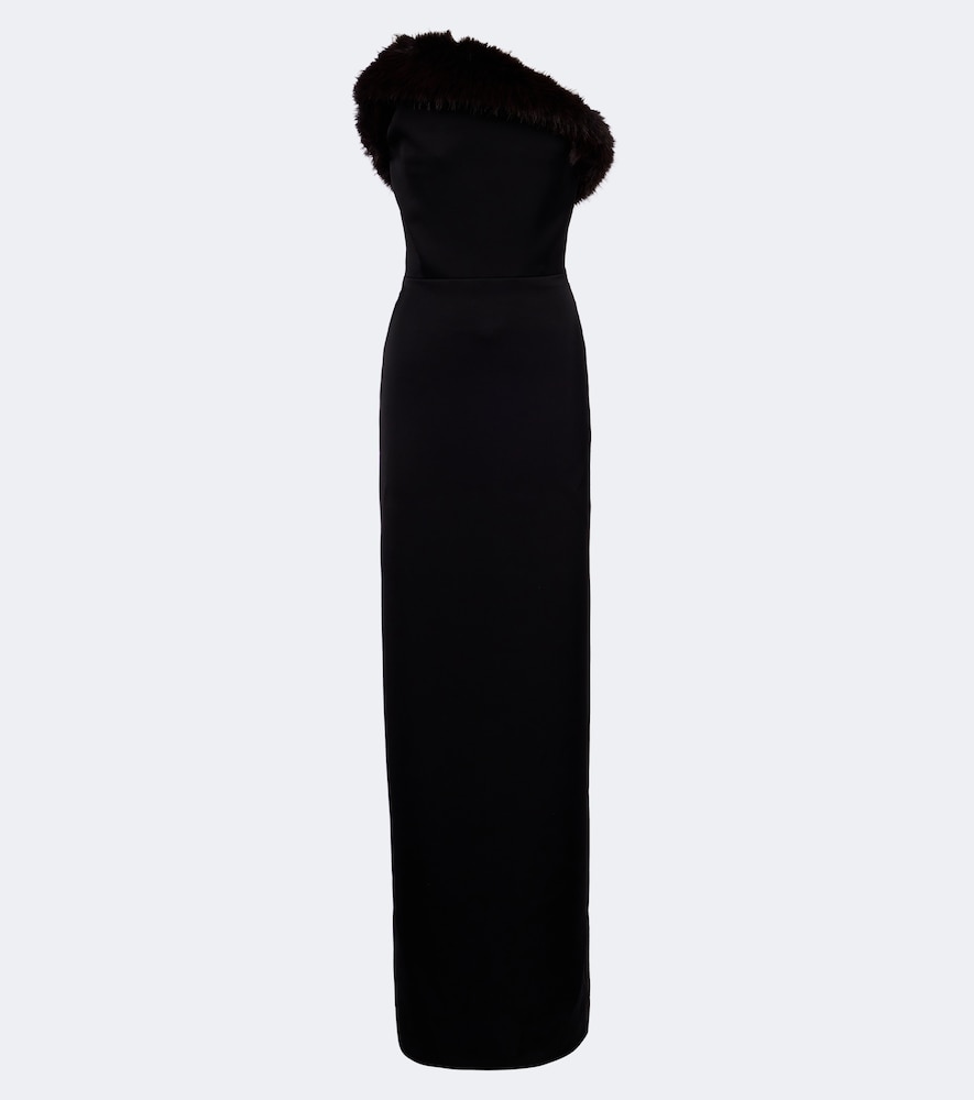 One-Shoulder-Bustier-Robe