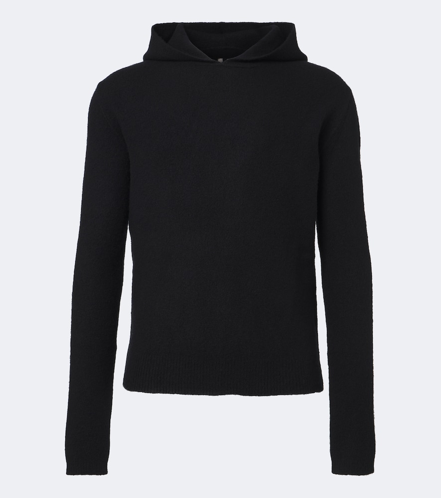 Rick Owens Sweat-shirt capuche en cachemire mlang 1340€