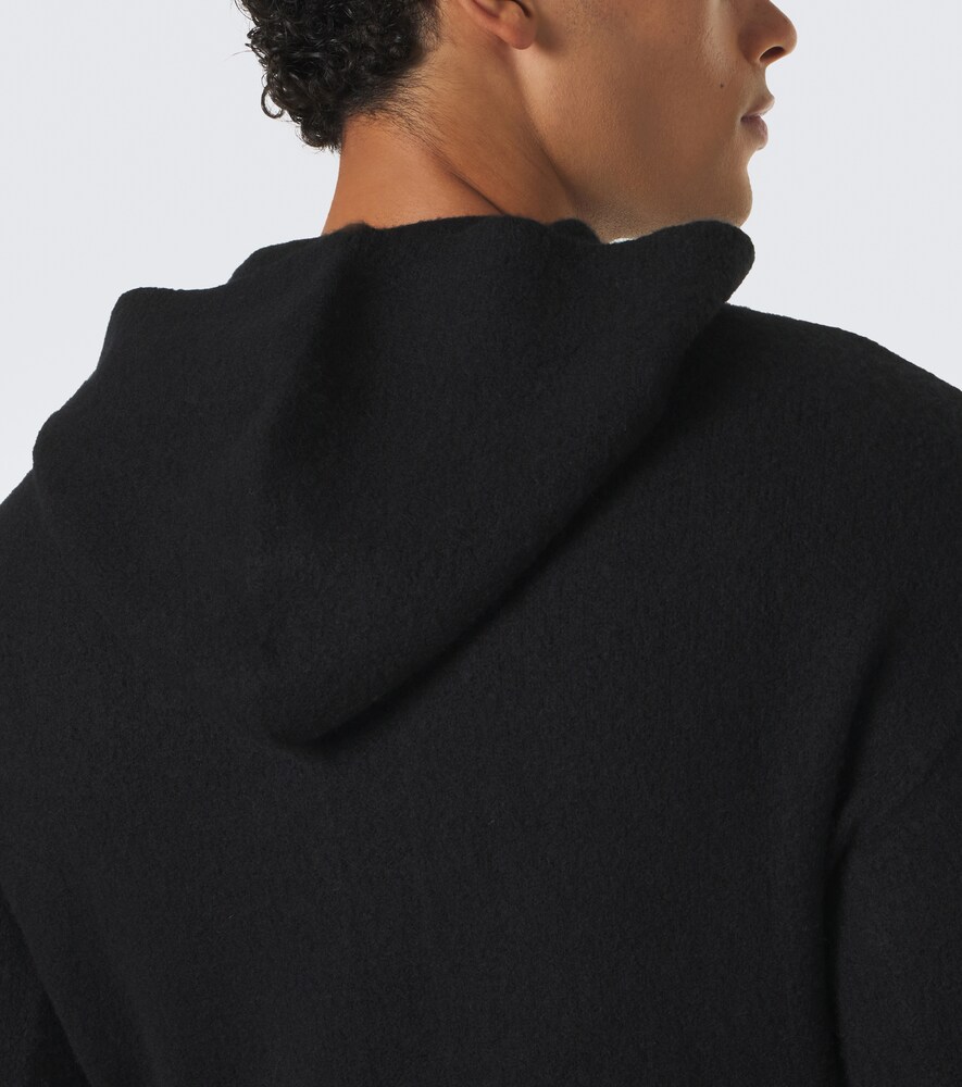 Knitted Cashmere-Blend Hoodie