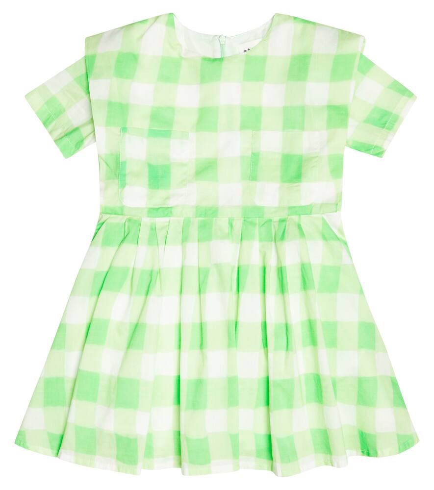 Robe en coton à carreaux