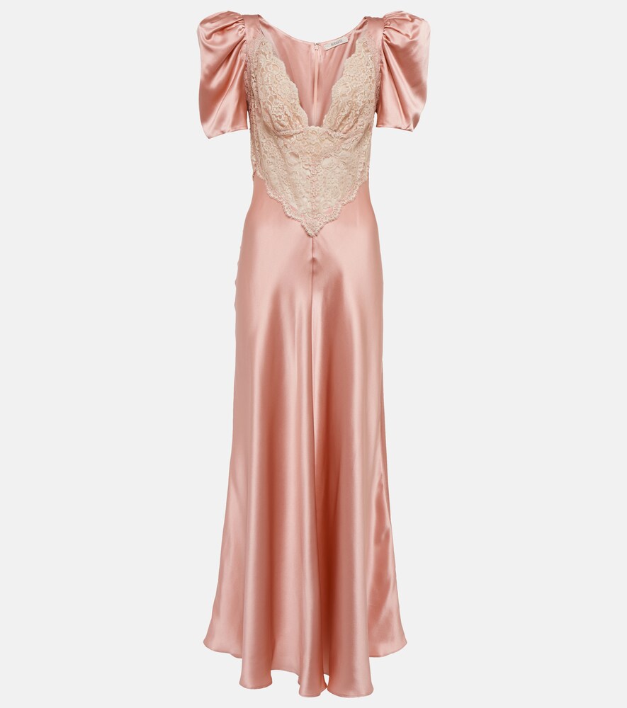 Lardini Pink Acetate Casual Dress