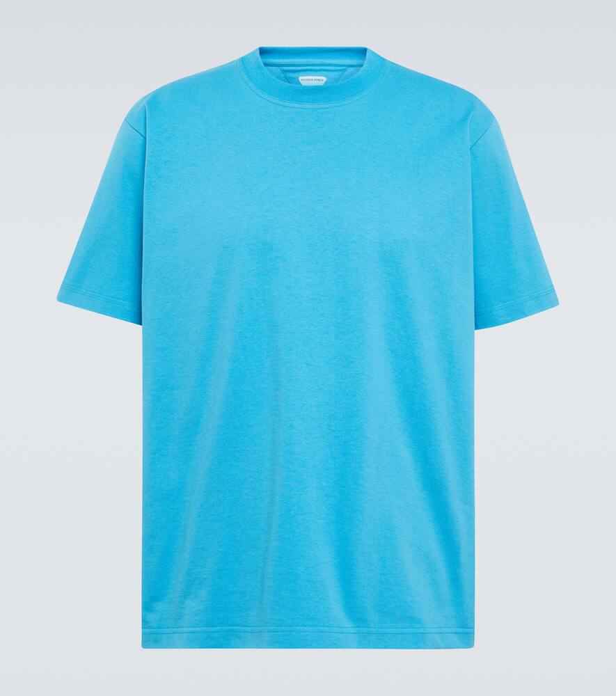 Bottega Veneta Sunrise Slim-fit Cotton-jersey T-shirt In Pool