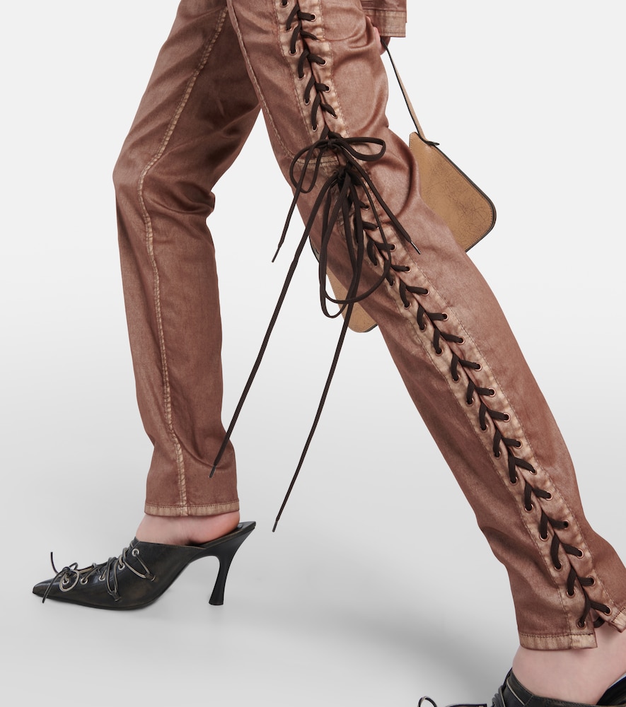  Jean Paul Gaultier Jean Paul Gaultier X Knwls Low-rise Jeans 