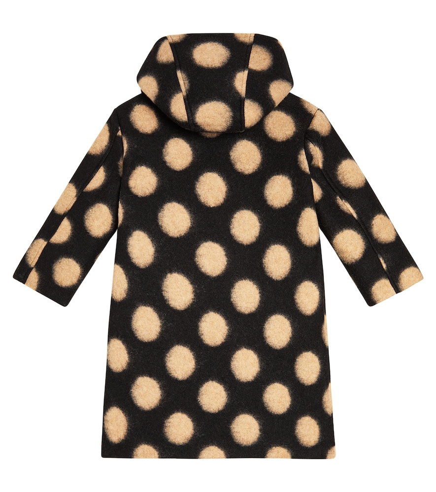  Monnalisa Monnalisa Polka-dot Wool-blend Coat 