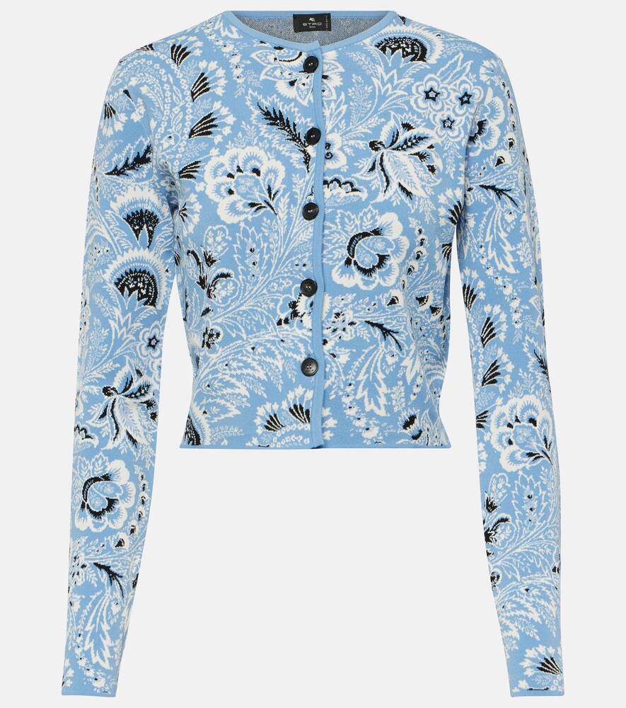 Etro Paisley jacquard cardigan