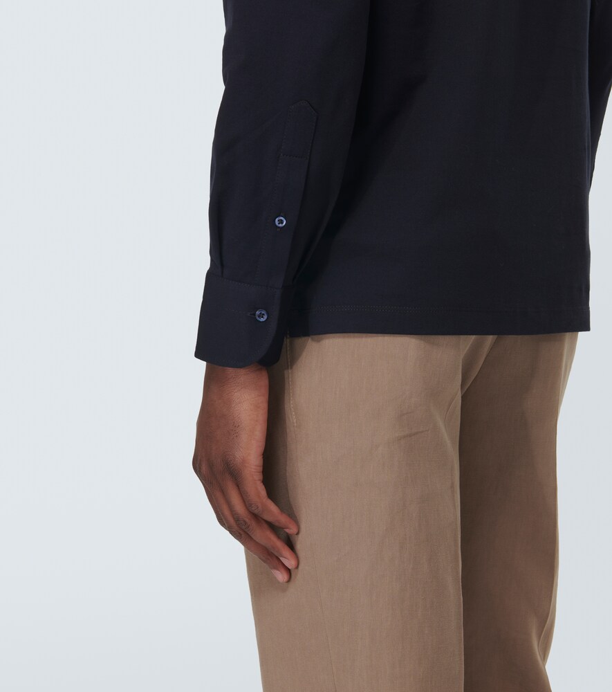  Brunello Cucinelli Brunello Cucinelli Cotton Polo Sweater 