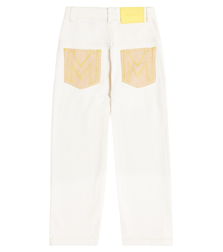 Shop Marc Jacobs Colorblocked Jeans In Weiss