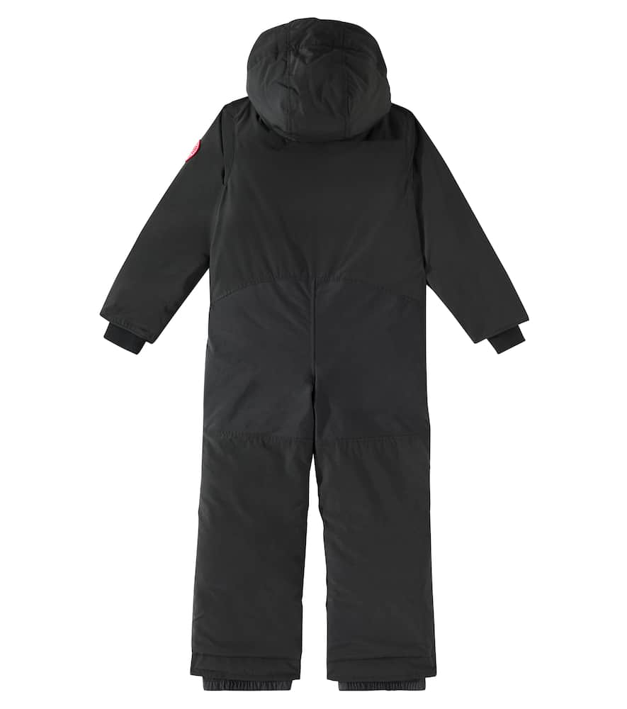 Canada Goose Grizzly Down Snowsuit In Black