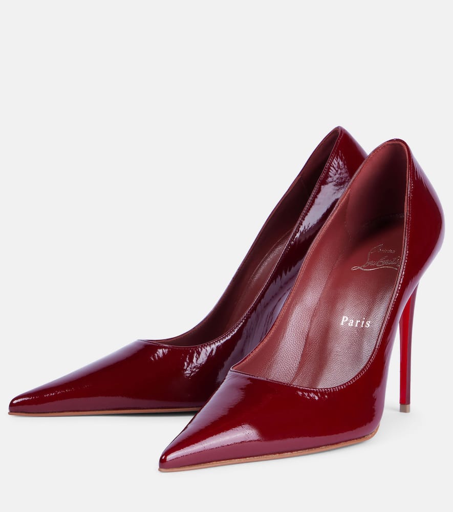 CHRISTIAN LOUBOUTIN KATE MAX PATENT LEATHER PUMPS
