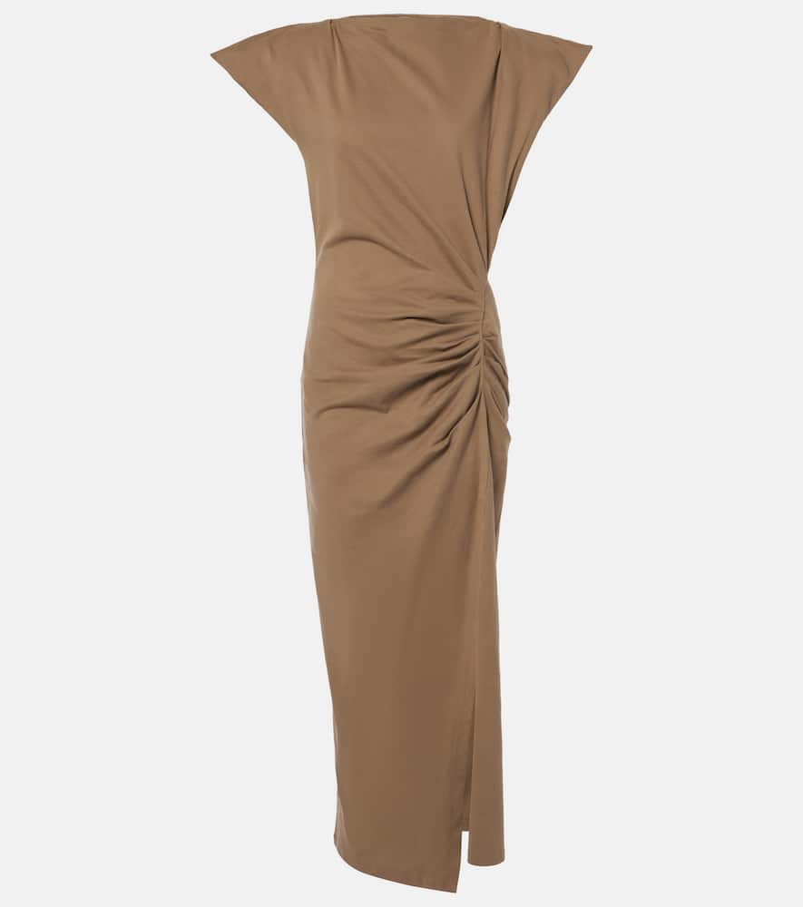 Isabel Marant Marant Nadela Long Dress In Grün