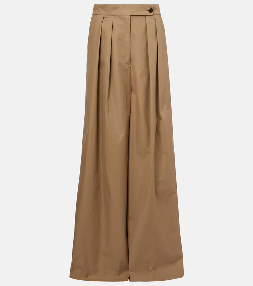 Dries Van Noten Pamplona Wide-leg Pants In Beige
