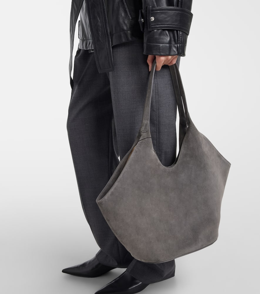Aesther Ekme Phantom Large Suede Tote Bag In Gray