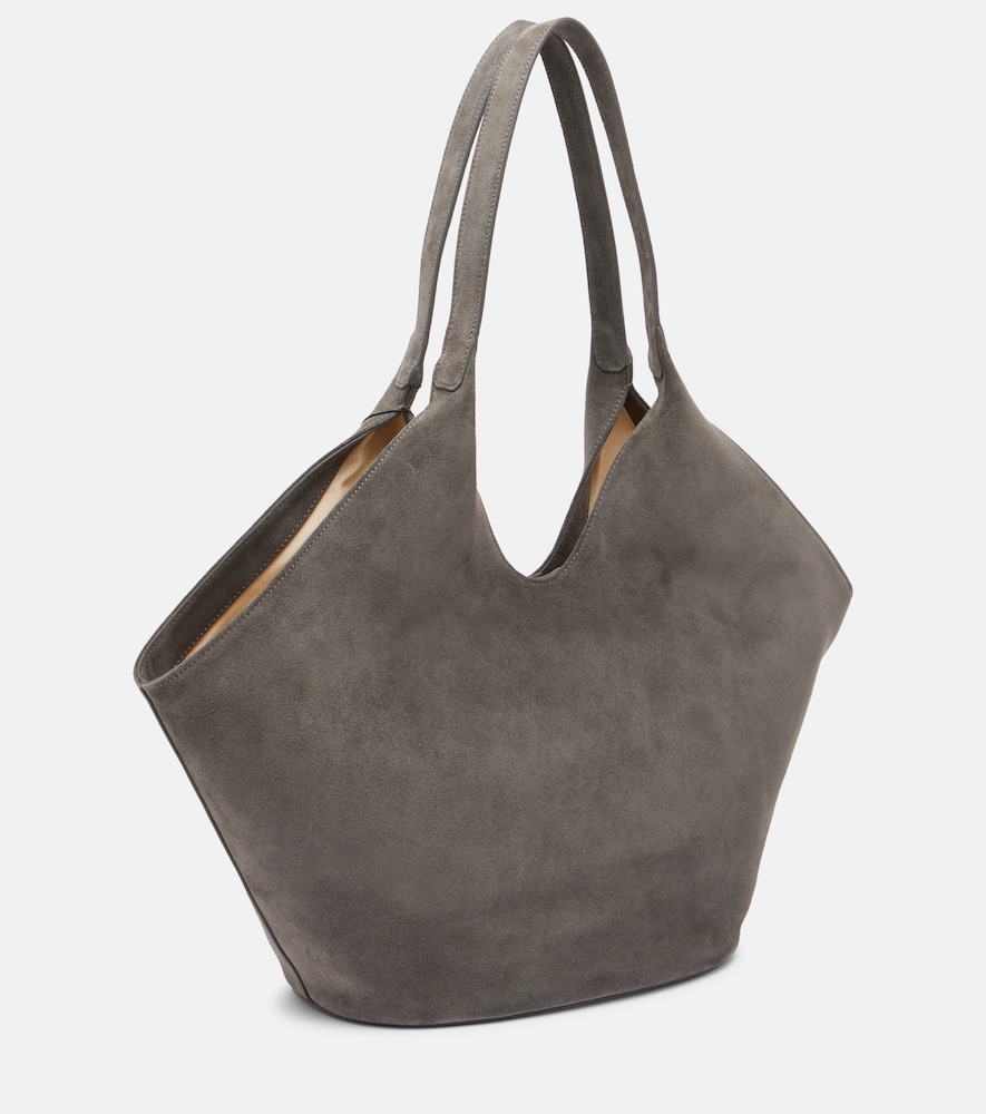 Aesther Ekme Phantom Large Suede Tote Bag In Gray
