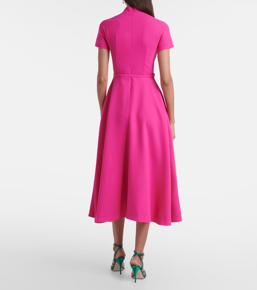  Emilia Wickstead Emilia Wickstead Midikleid Camilla Aus Wolle 