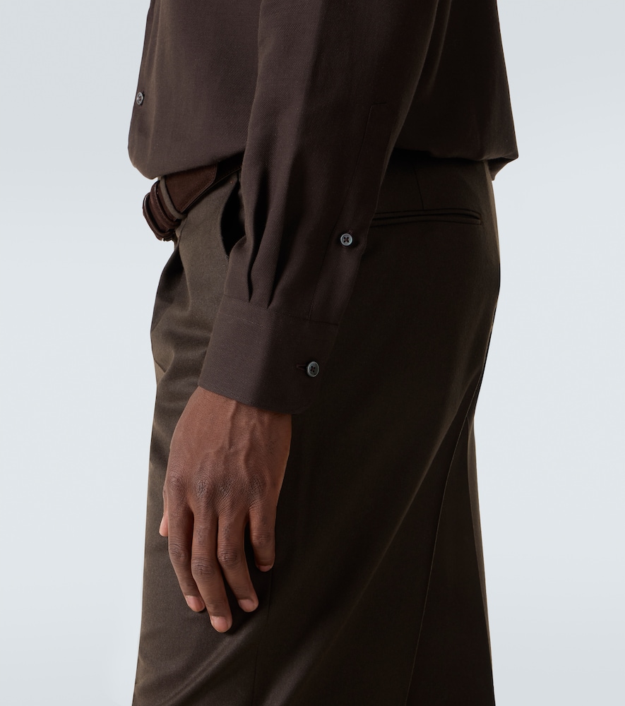  Zegna Zegna Hemd Aus Baumwolle Und Kaschmir 