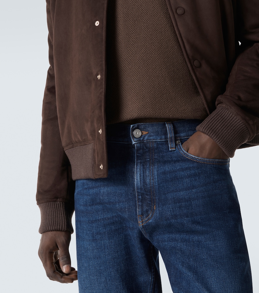  Zegna Zegna Mid-rise Straight Jeans 