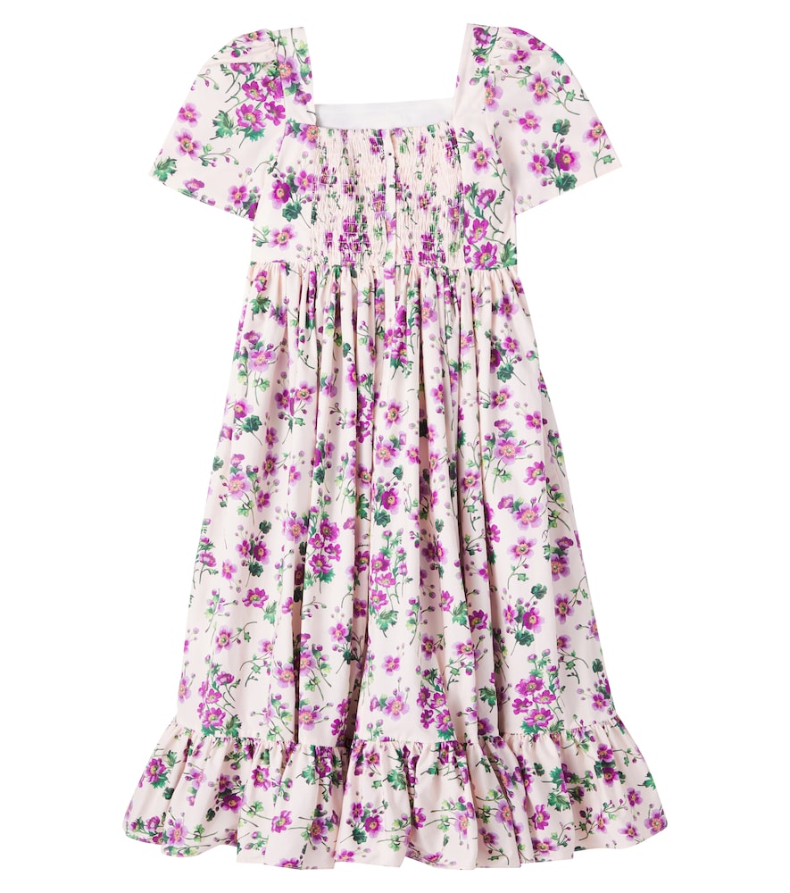  Dolce&gabbana Kids Dolce&gabbana Kids Kleid Aus Baumwollpopeline 