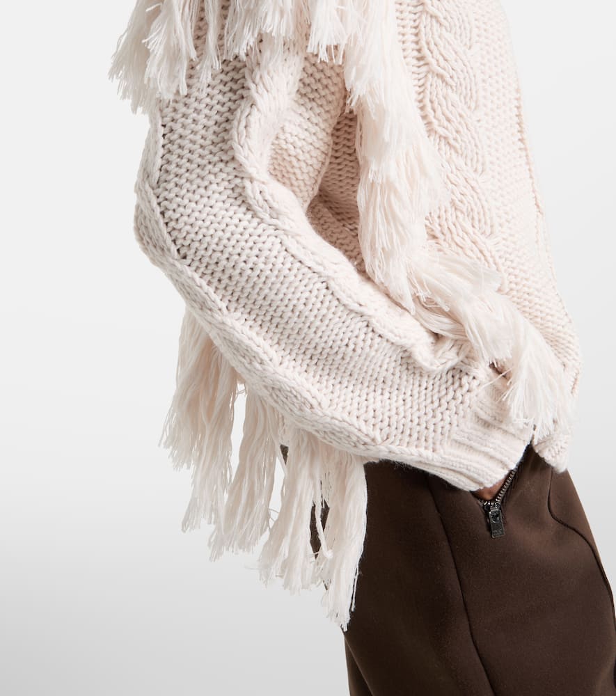 Goldbergh Turtleneck Wool-blend Sweater In Neutral