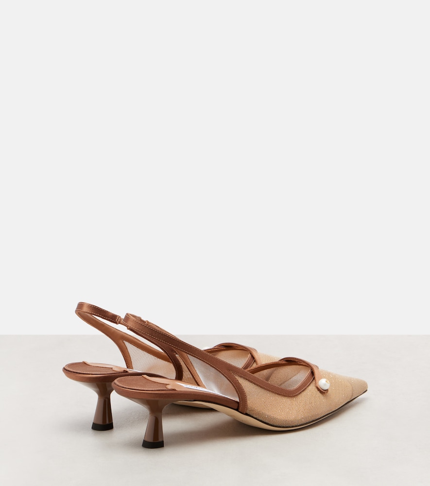  Jimmy Choo Jimmy Choo Slingback-pumps Amita 45 Mit Leder 