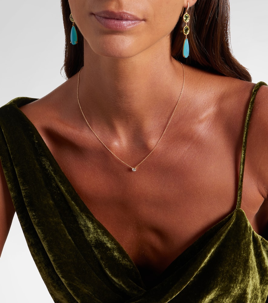 Stone And Strand Essential 14kt Gold Necklace With Diamonds In Gold