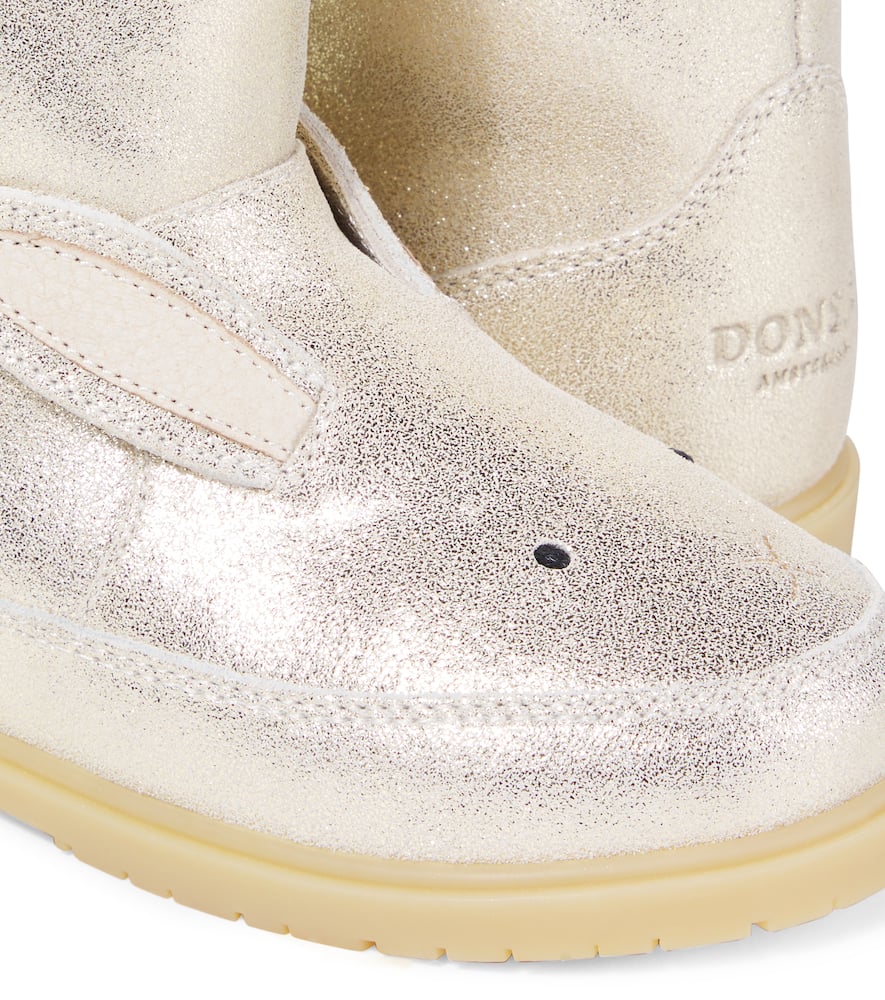 Donsje Xelly Metallic Leather Boots In Multi