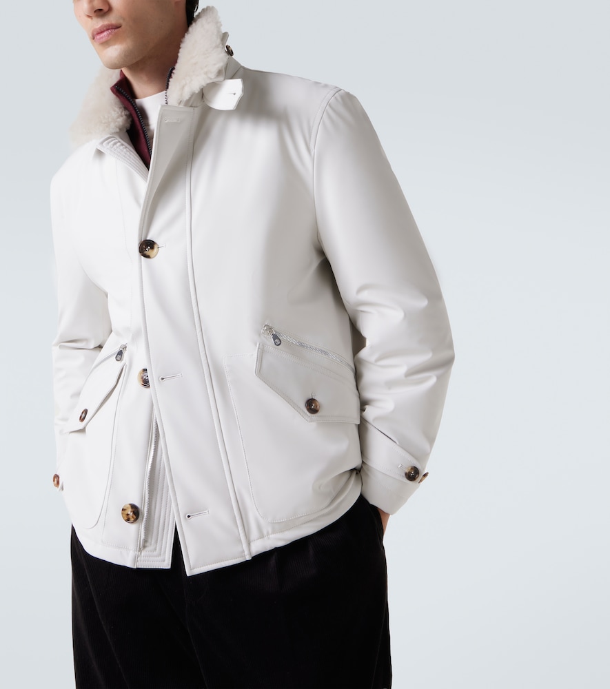  Brunello Cucinelli Brunello Cucinelli Jacke Mit Shearling 