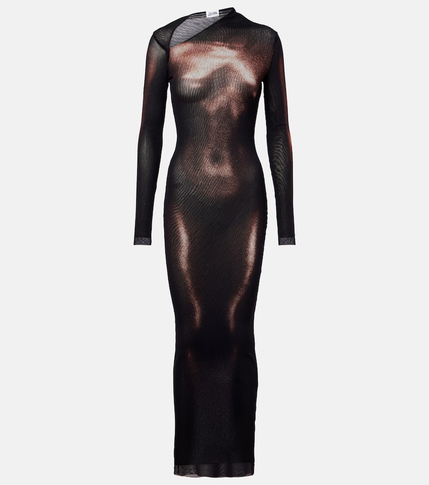 Jean Paul Gaultier Body Dust Dress In Multi