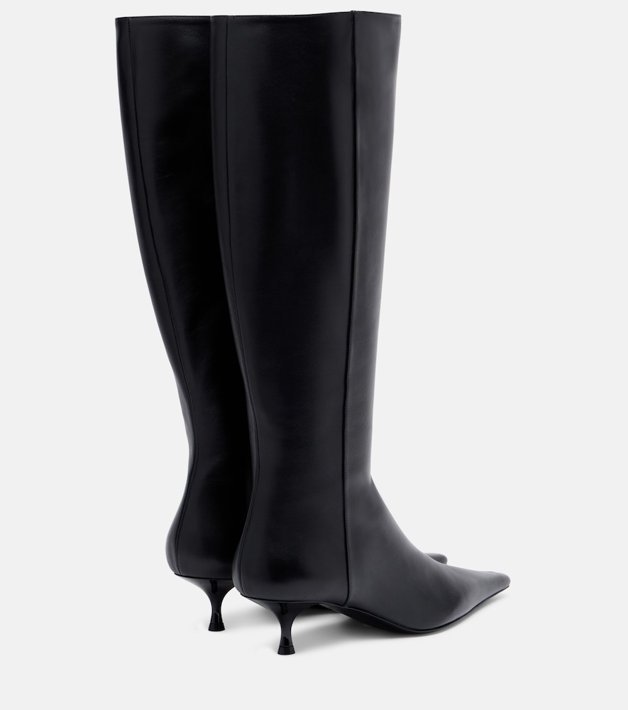  Victoria Beckham Victoria Beckham Pointy 45 Leather Knee-high Boots 