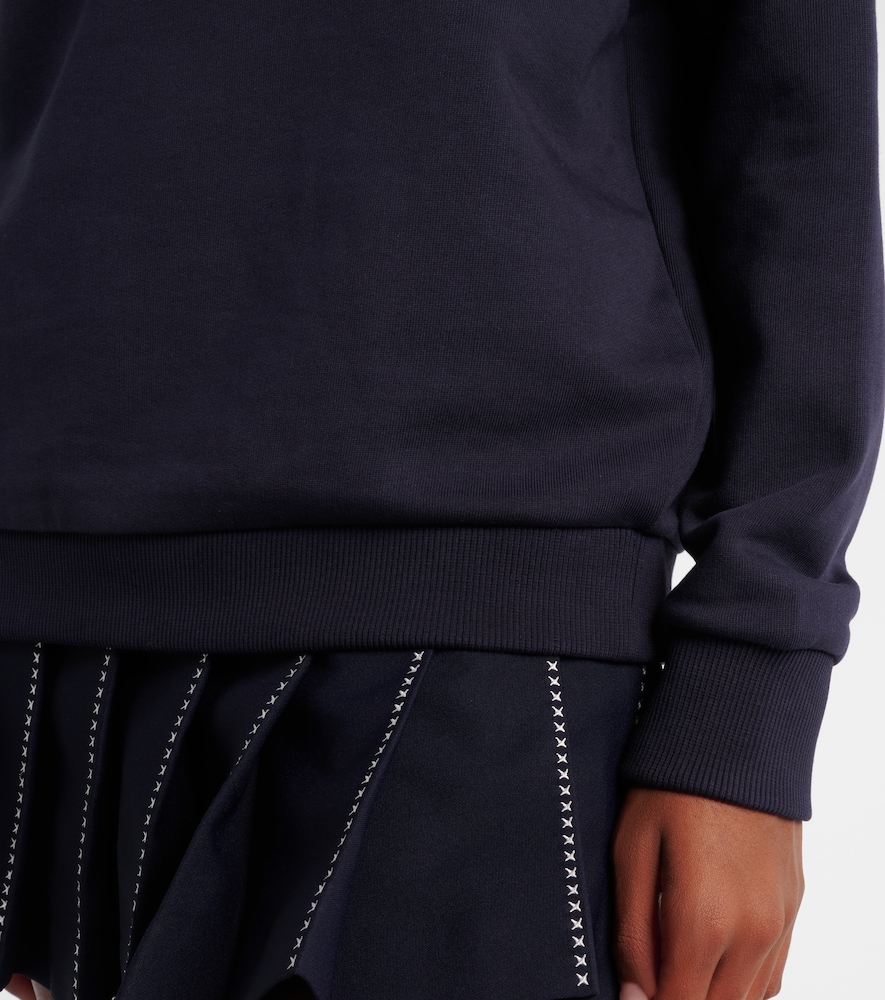  Tory Burch Tory Burch Logo Cotton Jersey Sweatshirt 