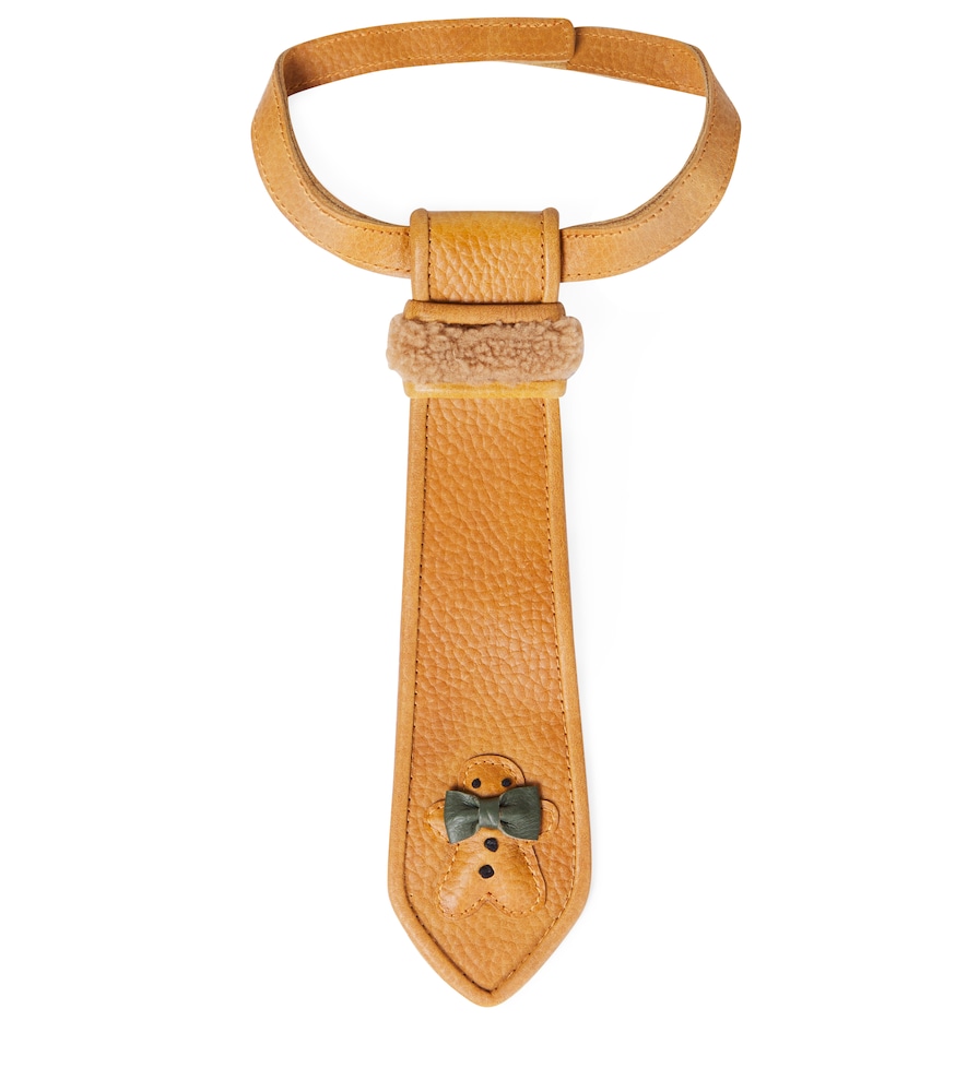 Donsje Nata leather tie