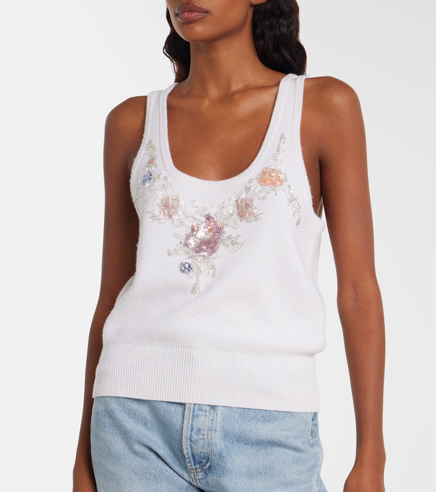 Sequined Wool And Cashmere Top