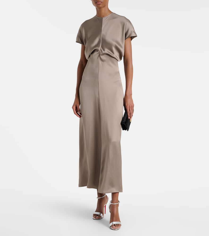 Christian Louboutin Miss Z 100 Metallic Leather Sandals In Silver