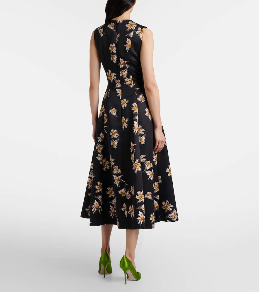 Emilia Wickstead Emilia Wickstead Midikleid Mara Aus Duchesse-satin 