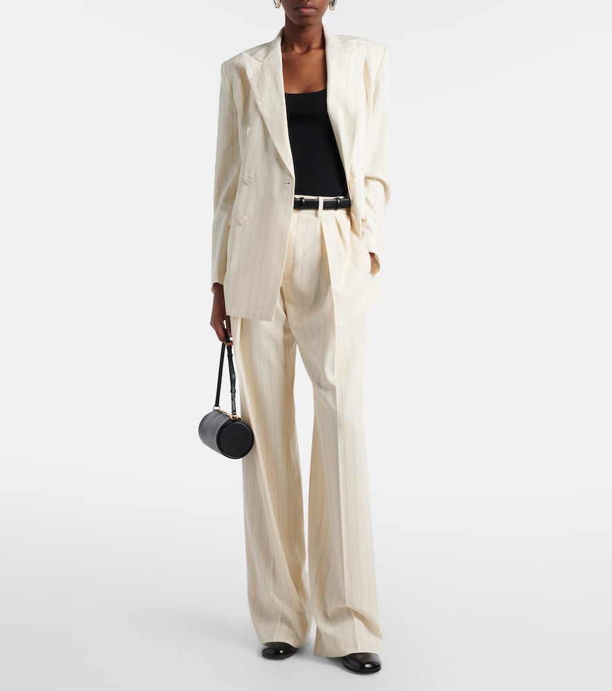  Ralph Lauren Collection Ralph Lauren Collection Weite High-rise-hose Aus Wolle 