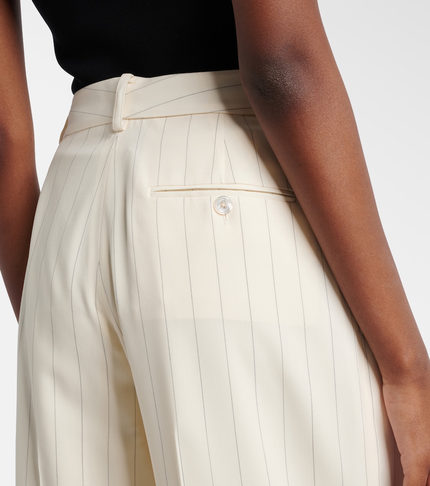  Ralph Lauren Collection Ralph Lauren Collection Weite High-rise-hose Aus Wolle 