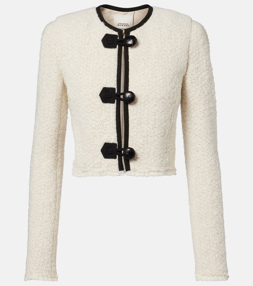 Isabel Marant Gradilia Button Jacket In White