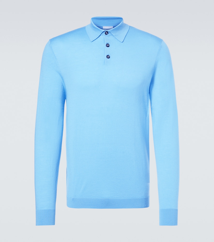Allude Virgin Wool Polo Sweater