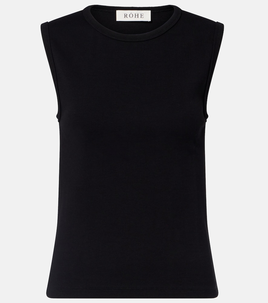 Rohe Róhe Ribbed-knit cotton-blend tank top