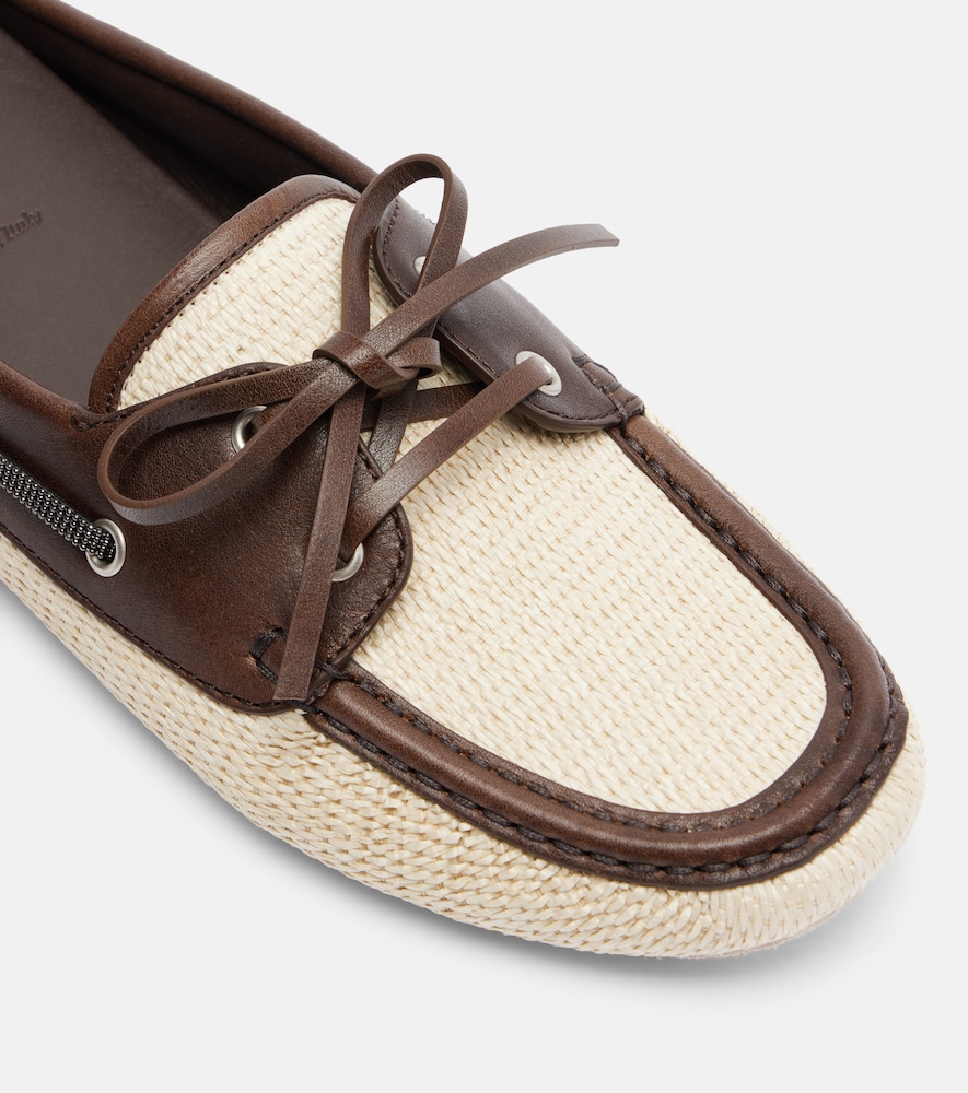  Brunello Cucinelli Brunello Cucinelli Monili Canvas Mules 