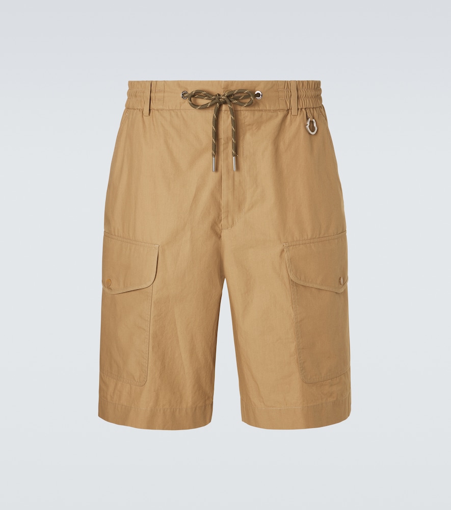 Moncler Cotton poplin cargo shorts