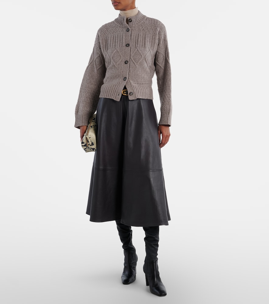 Altuzarra Amory cable-knit wool-blend cardigan