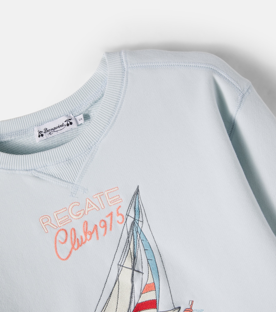  Bonpoint Bonpoint Sudadera Erol De Algodón Bordada 