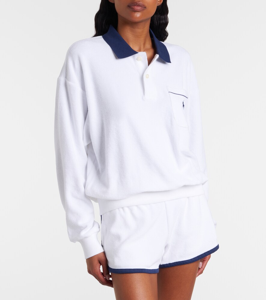Polo Ralph Lauren Cotton-blend terry polo shirt