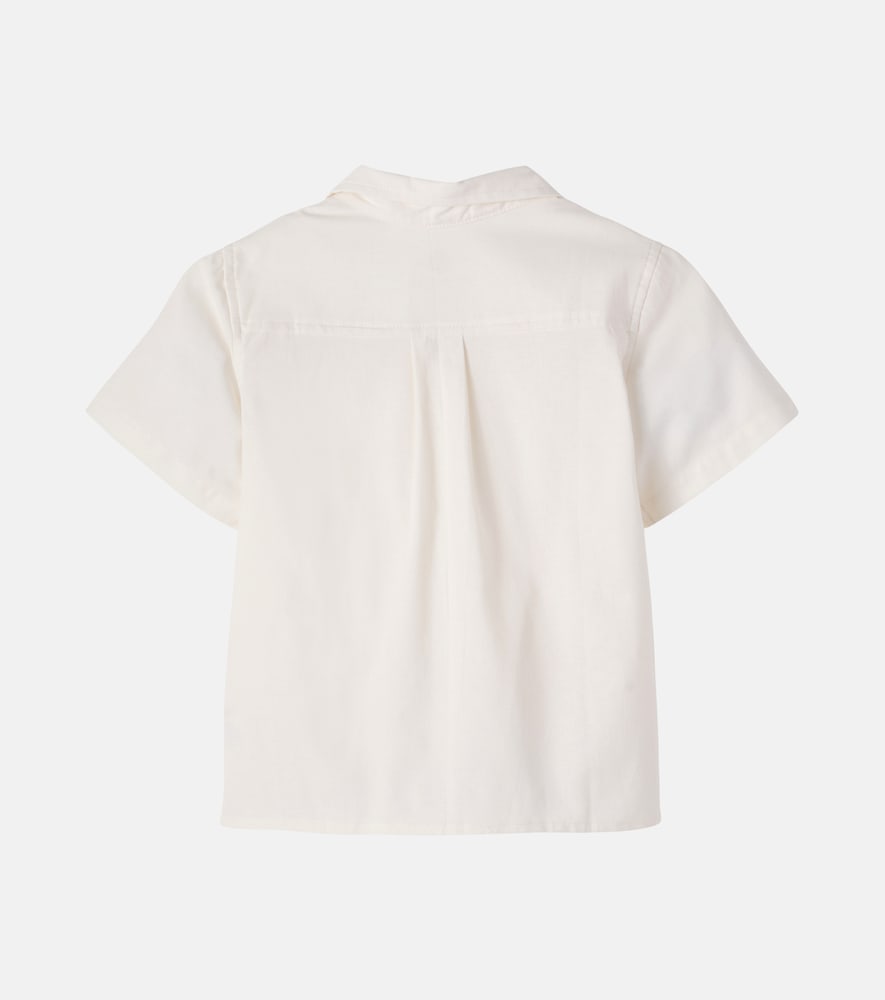  Pepita&me Pepita&me Printed Cotton Bowling Shirt 